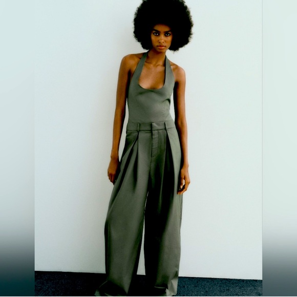 Zara Pants - ZARA gabardine jumpsuit